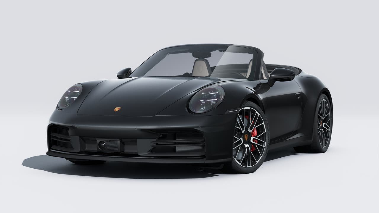 New 2026 Jet Black Metallic Porsche Carrera S image 1
