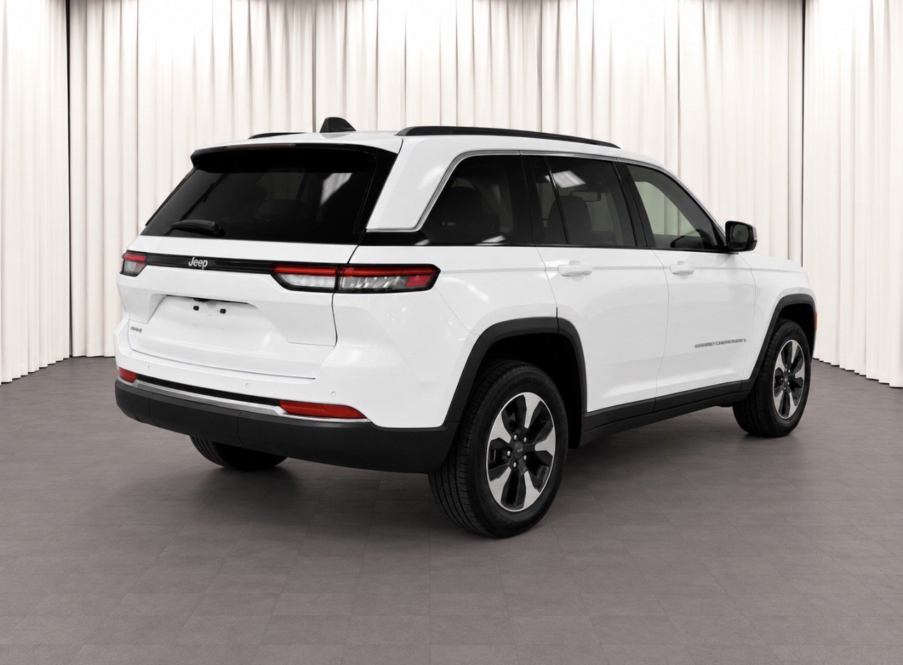 Used 2024 Bright White Clearcoat Jeep 4xe image 3