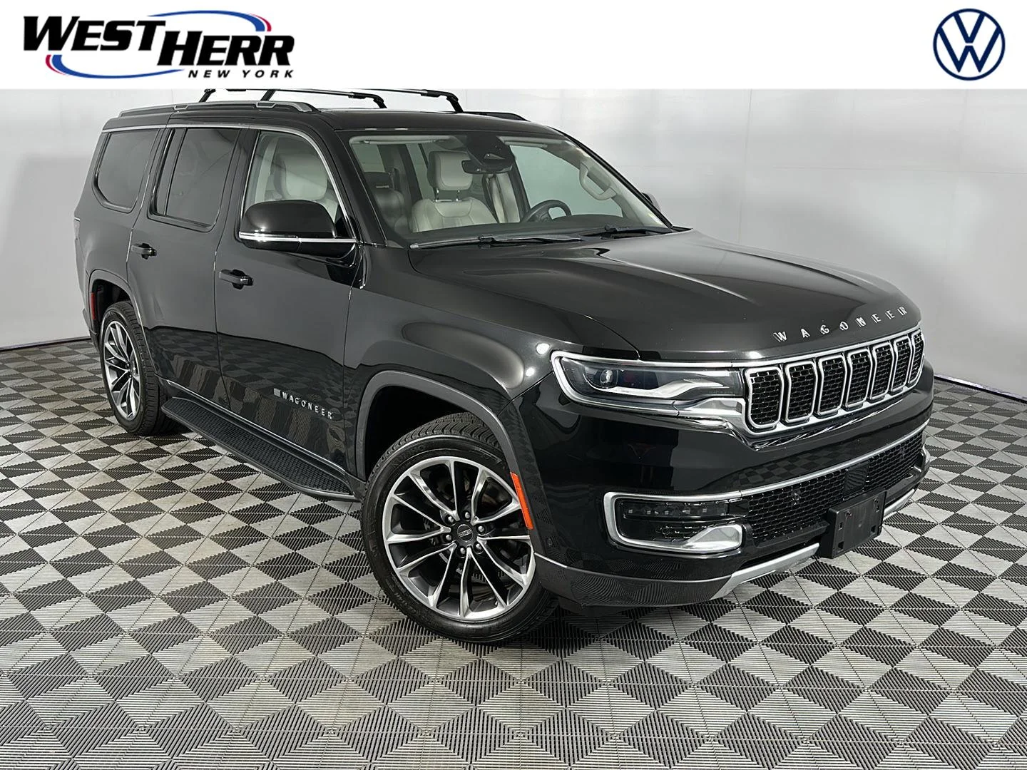 Used 2022 Diamond Black Crystal Pearlcoat Jeep Series II image 1