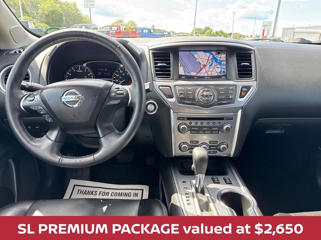 Used 2018 Magnetic Black Nissan SL V6 PREMIUM w/DUAL SUNROOF & 3rd ROW SEAT image 2