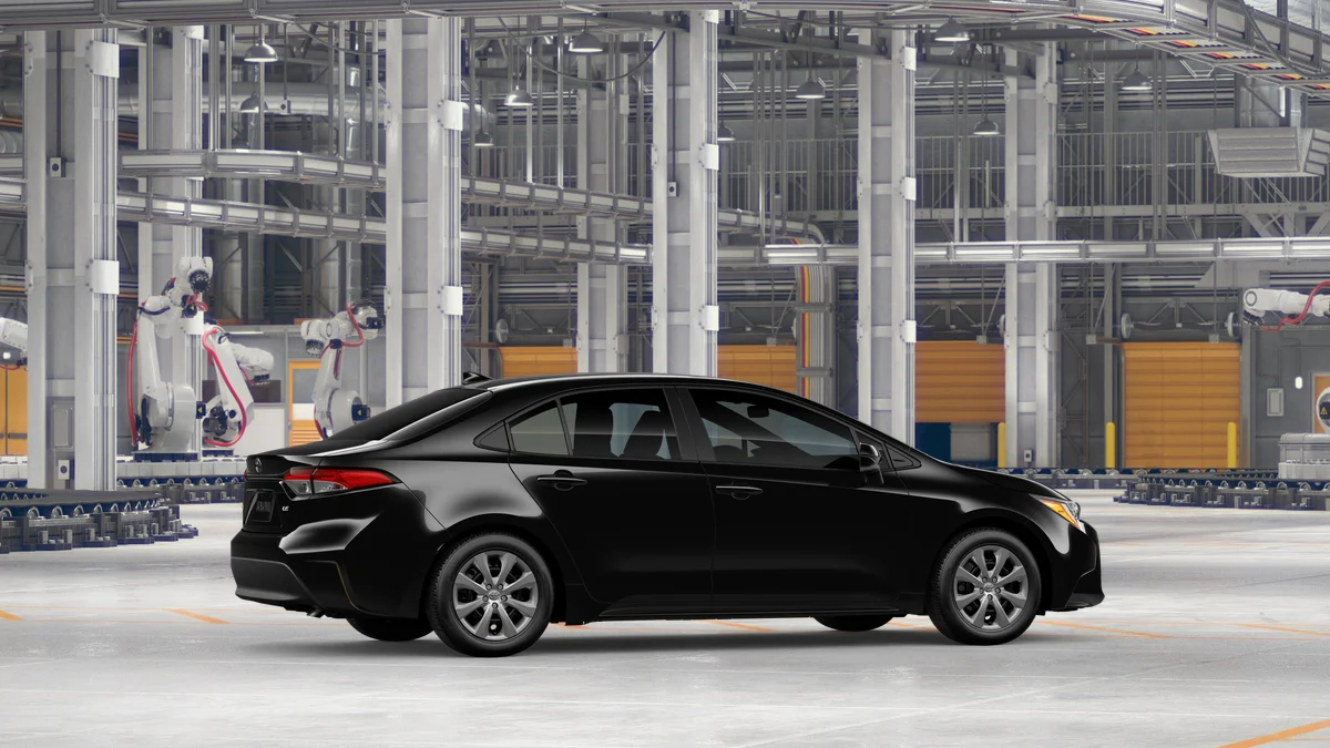 New 2026 Midnight Black Metallic Toyota LE image 11