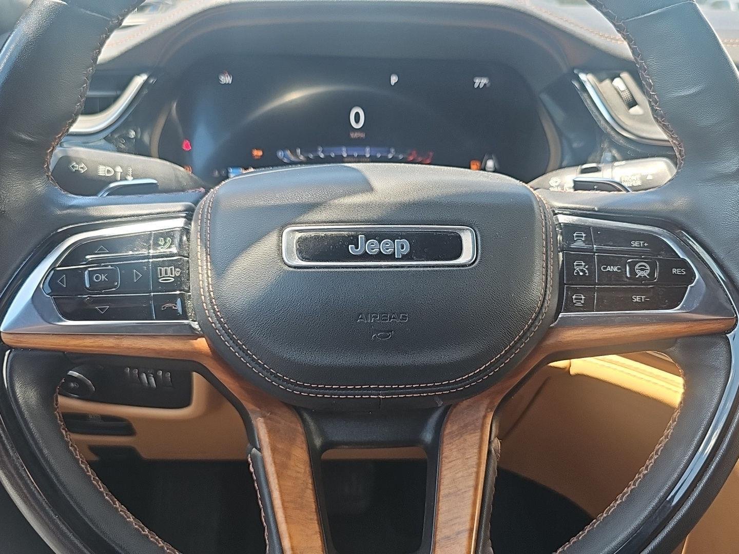 Used 2022 Bright White Clearcoat Jeep Summit Reserve image 18