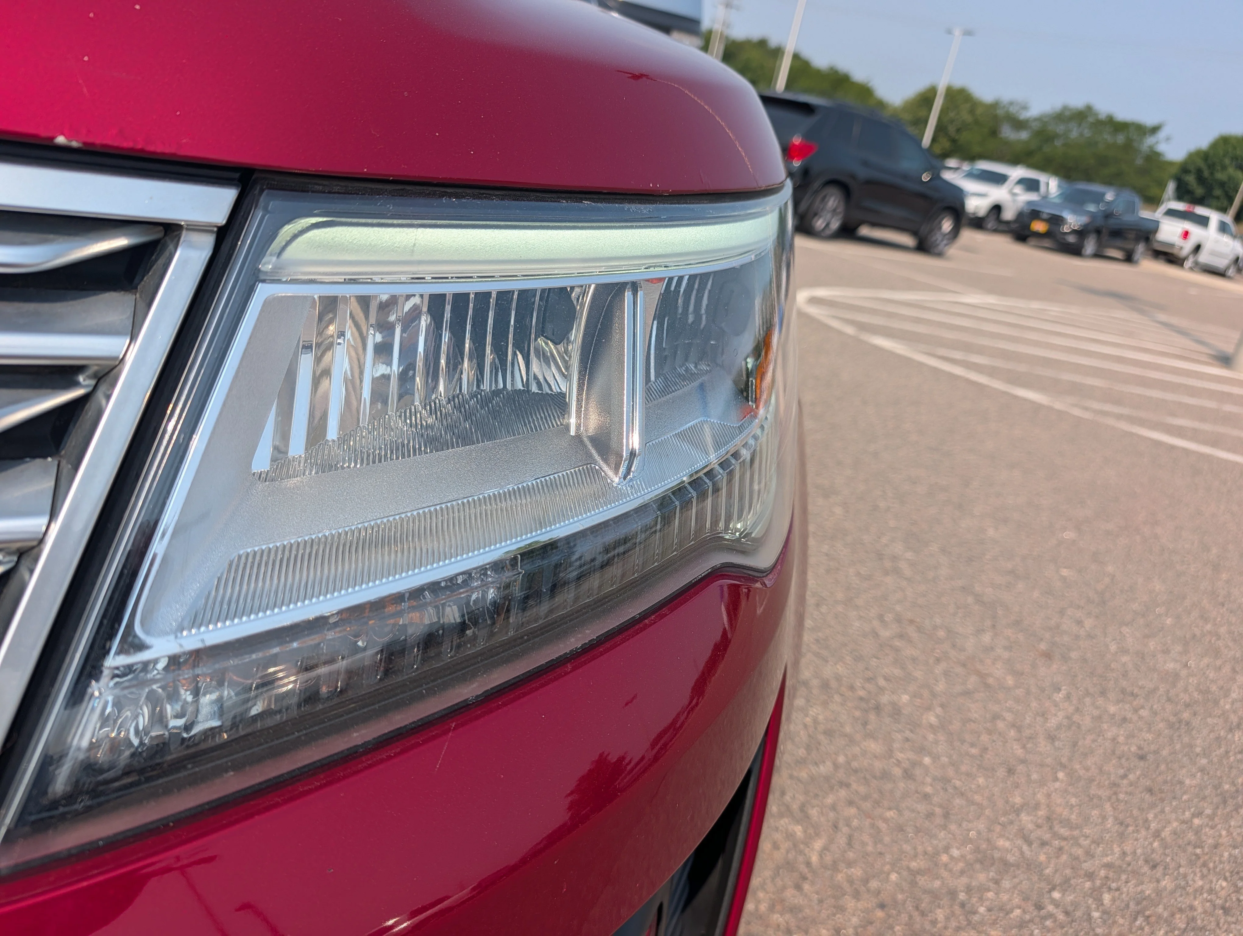 Used 2018 Ruby Red Metallic Tinted Clearcoat Ford Platinum image 16