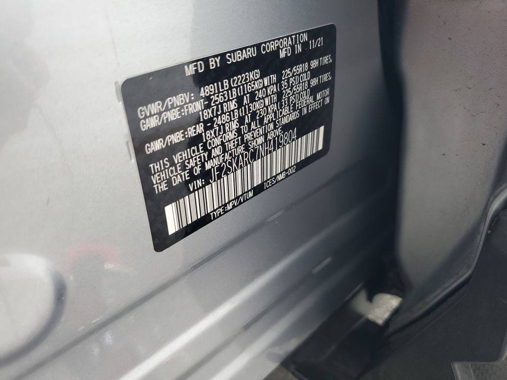Used 2022 Silver Subaru Touring image 28
