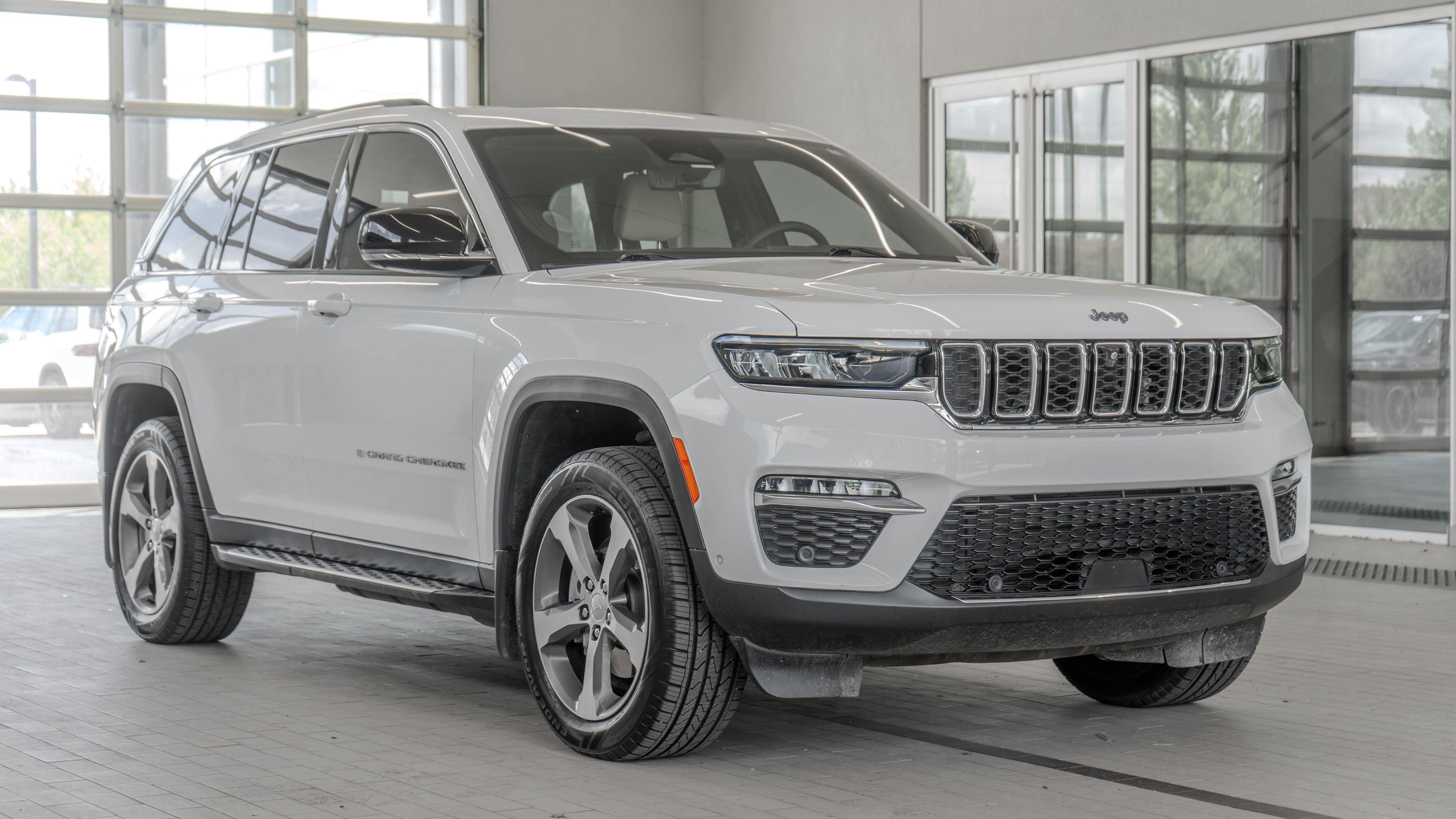 Used 2023 Bright White Clearcoat Jeep 4xe image 21