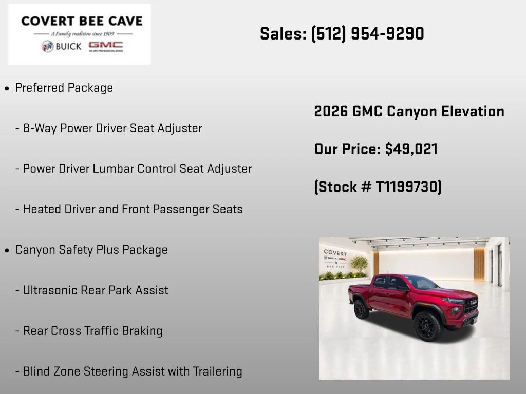 New 2026 Volcanic Red Tintcoat GMC Elevation image 26