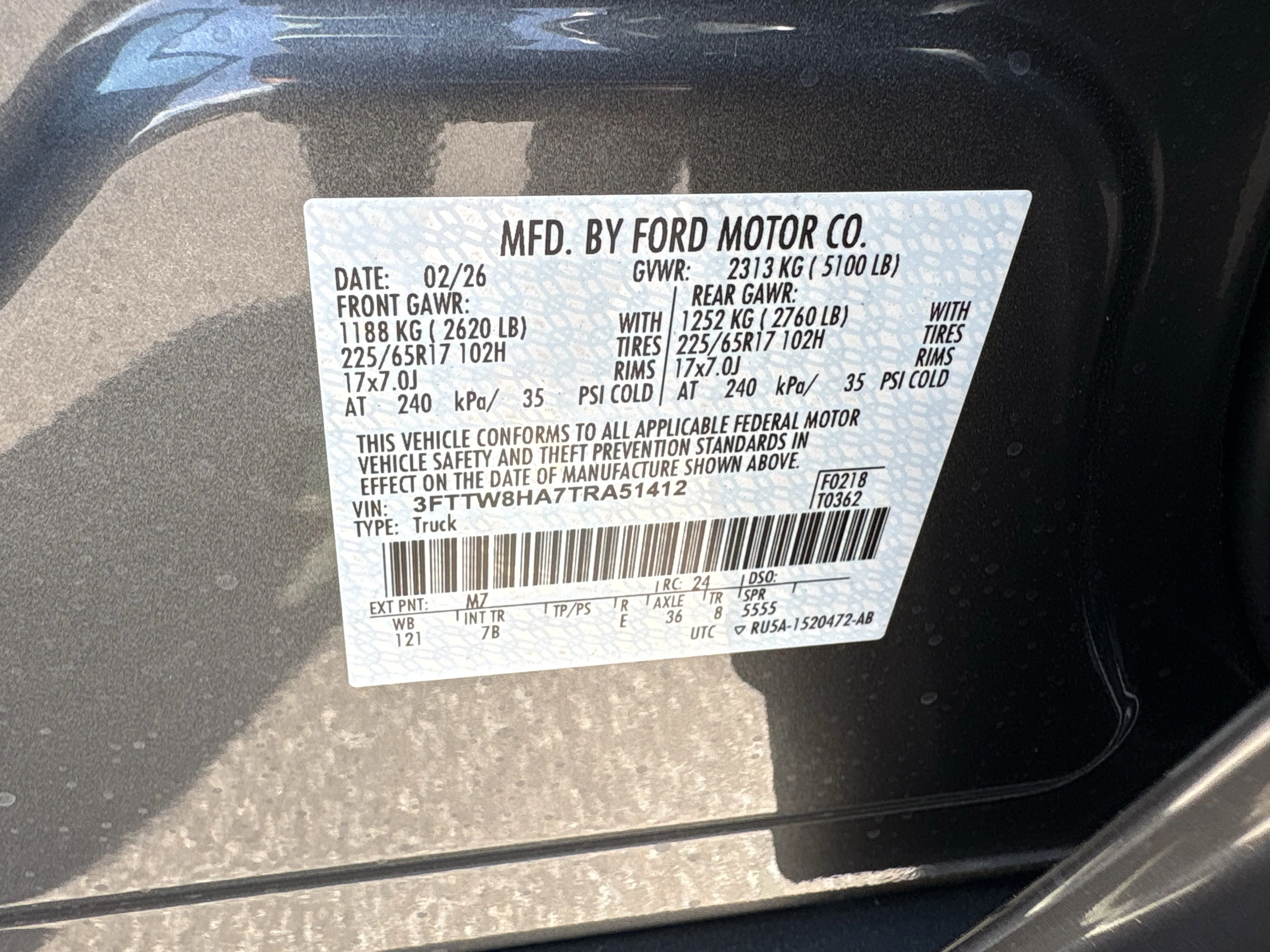 New 2026 Carbonized Gray Metallic Ford XLT image 31