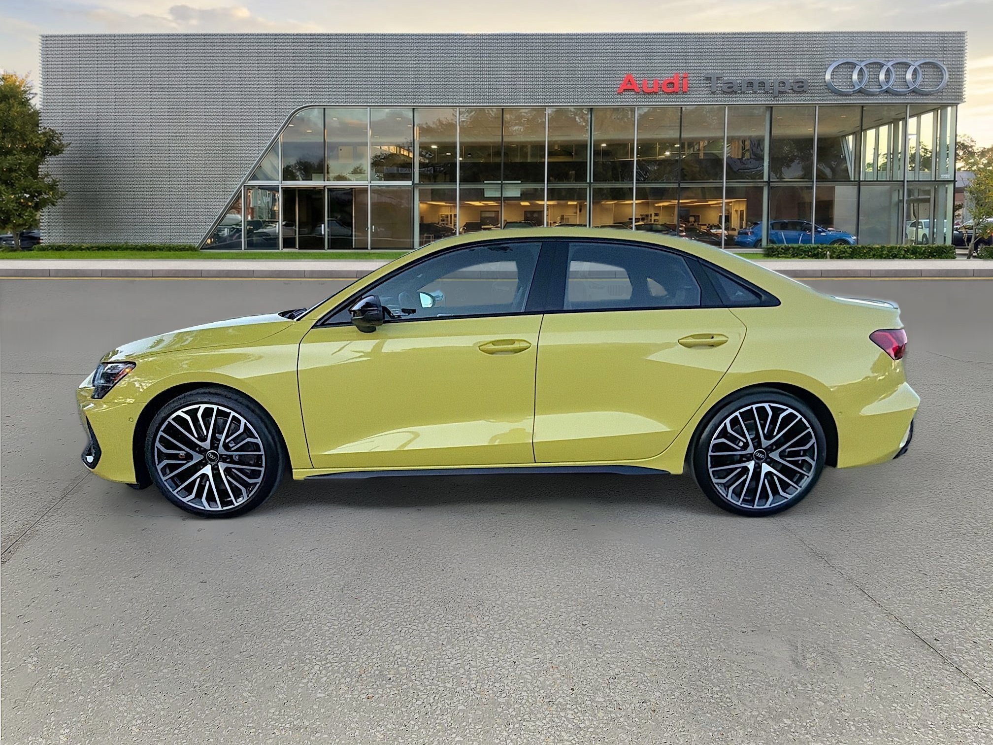 New 2026 Python Yellow Metallic Audi 4DR QTRO 2.0 TFSI image 6