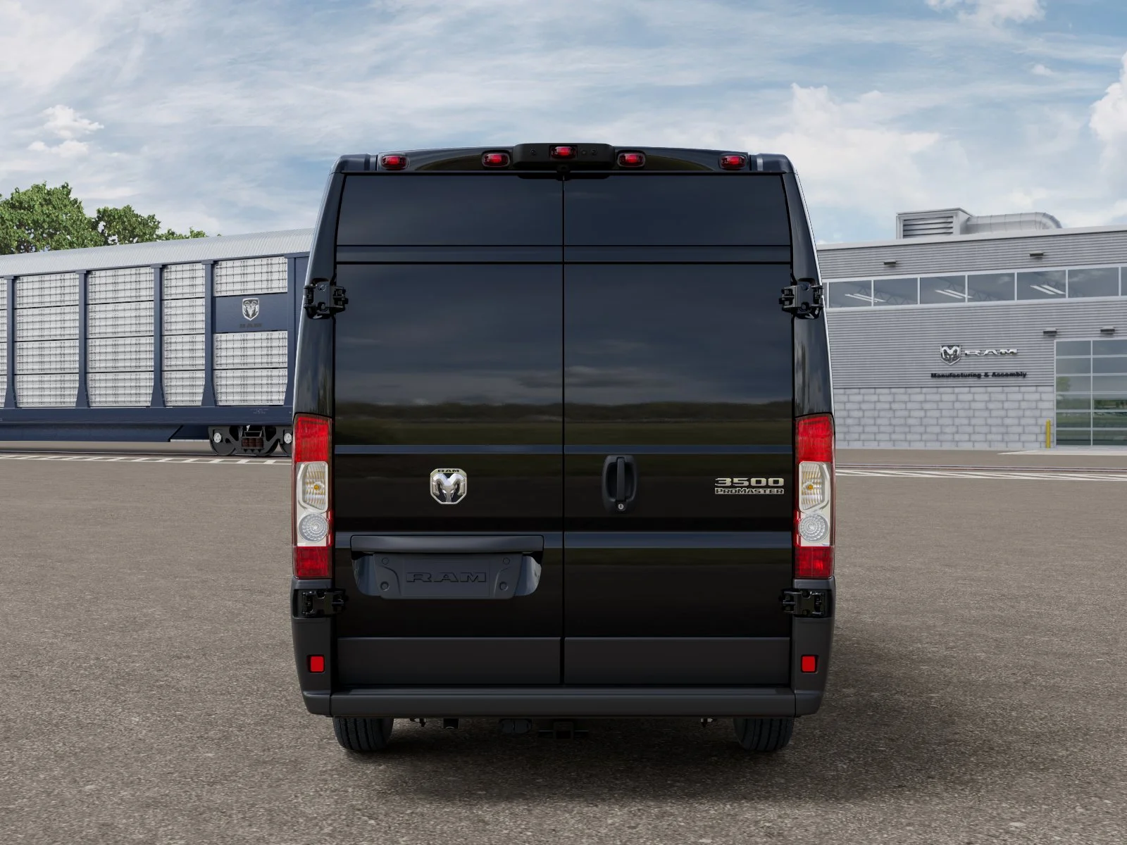 New 2026 Black Clear-Coat Exterior Paint RAM Tradesman image 7