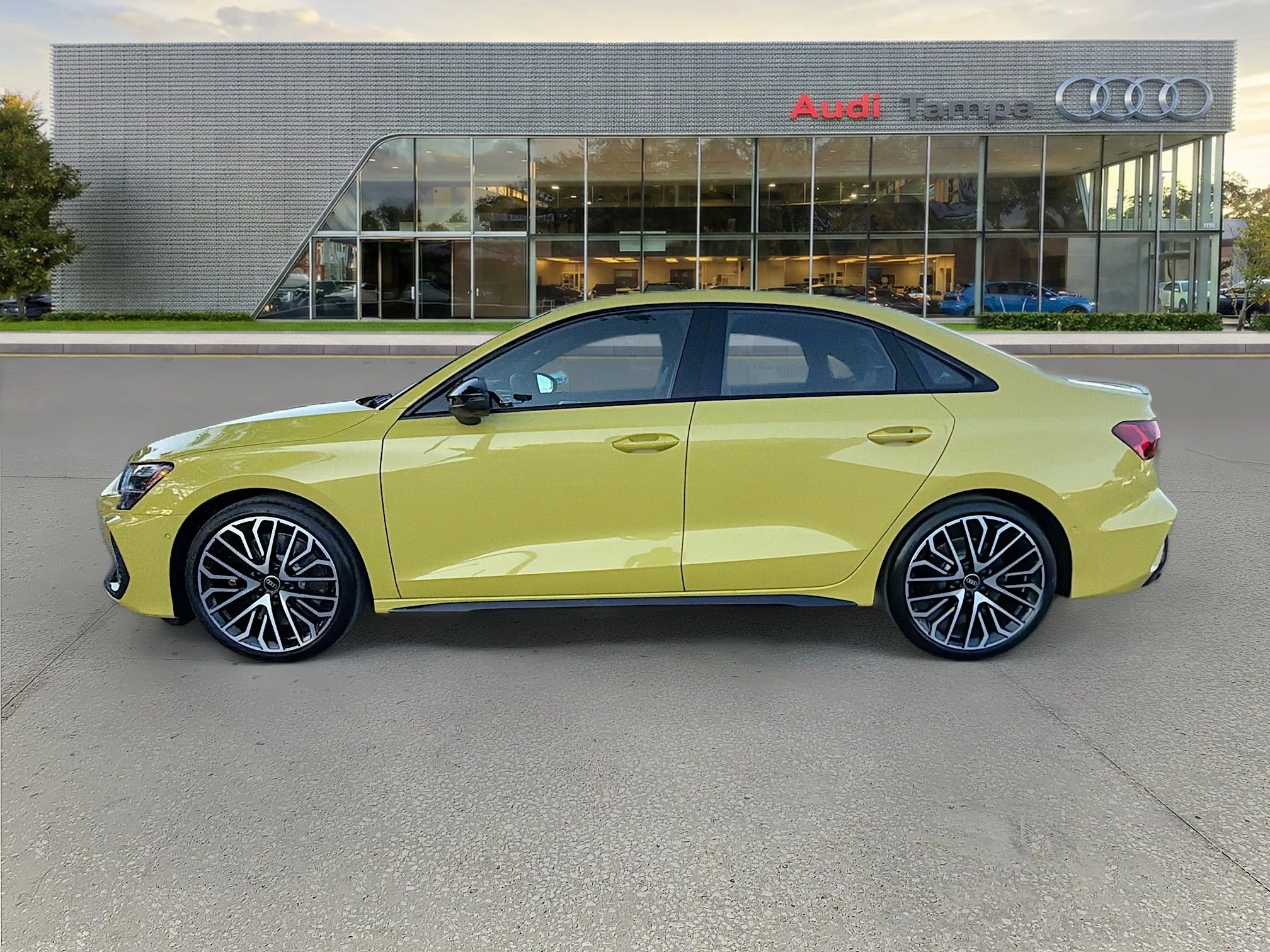 New 2026 Python Yellow Metallic Audi 4DR QTRO 2.0 TFSI image 6