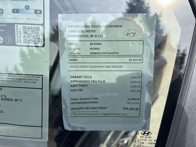New 2026 Abyss Black Pearl Hyundai SEL Premium image 34