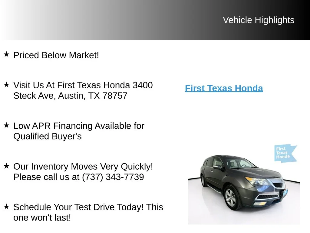 Used 2012 Gray Acura 3.7L image 9
