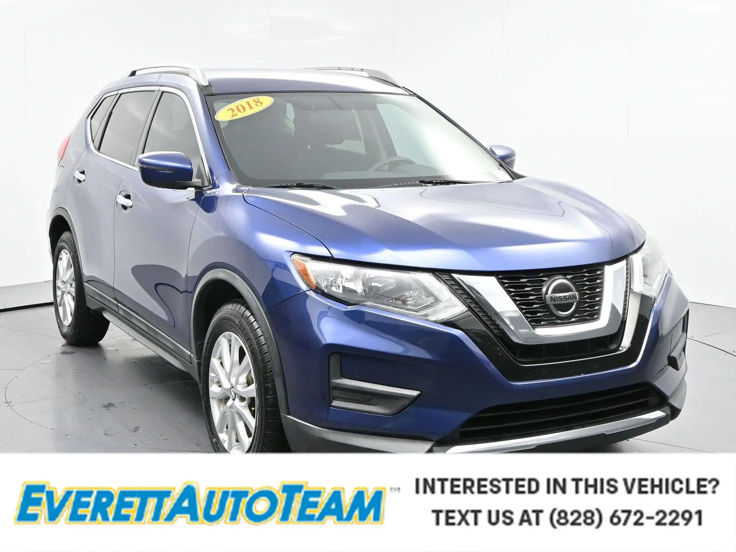 Used 2018 Caspian Blue Nissan SV image 1
