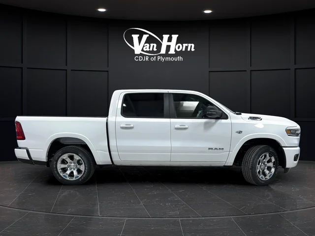 New 2026 Bright White Clear-Coat Exterior Paint RAM Big Horn/Lone Star image 8