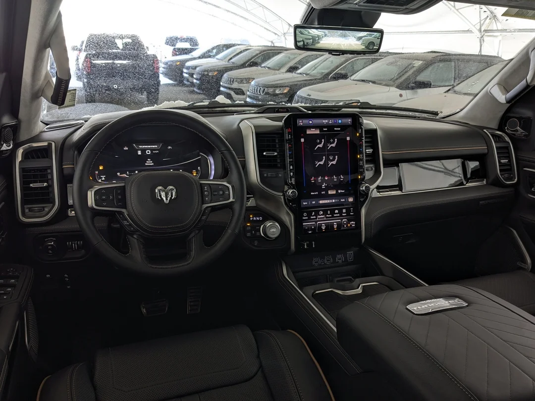New 2026 White RAM Tungsten - - 4x4 - Hurricane HO Turbo - Multi-Function Tailgate - Prem Lthr & More! image 24