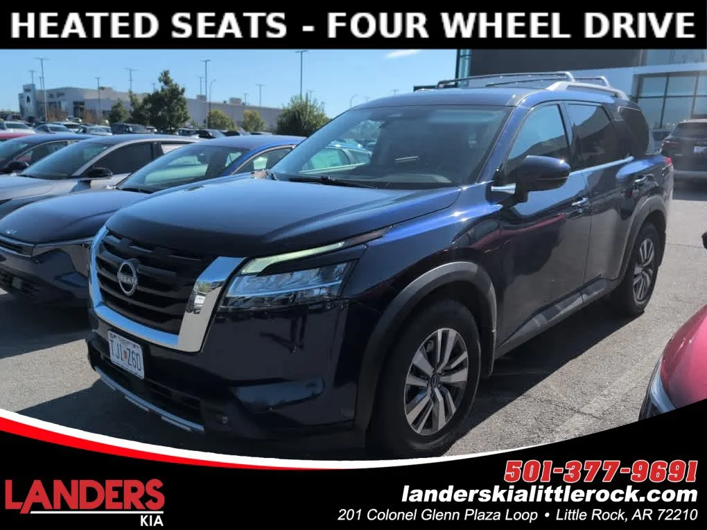Used 2022 Deep Ocean Blue Pearl Nissan SL image 1
