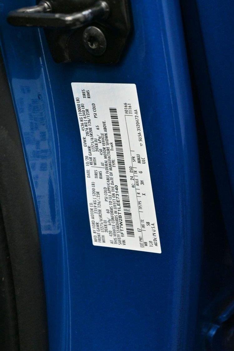 Used 2020 Velocity Blue Ford Lariat image 44