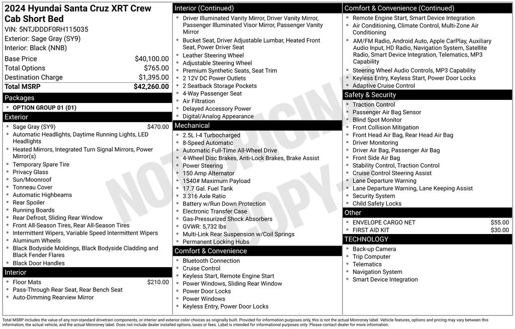 Certified Used 2024 Green Hyundai XRT image 33