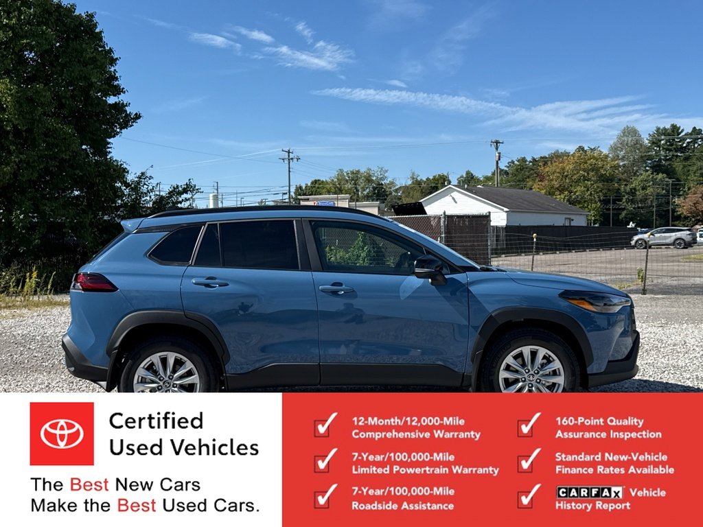 Certified Used 2026 Cavalry Blue Toyota LE image 2