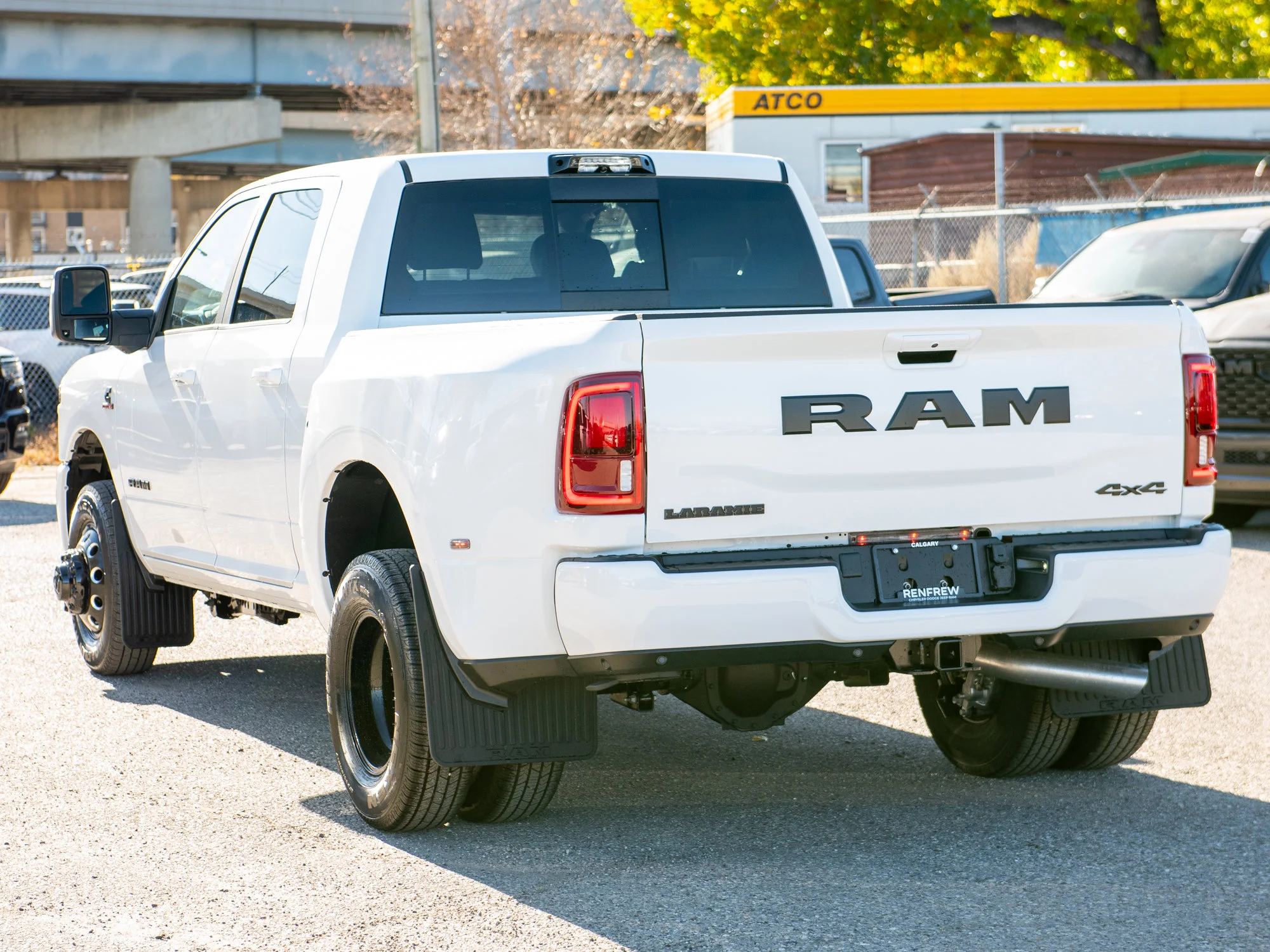 New 2027 White RAM Laramie Night* Mega Cab 4x4, Towing Tech Group, Heated/Ventilated Leather, Remote Start image 3