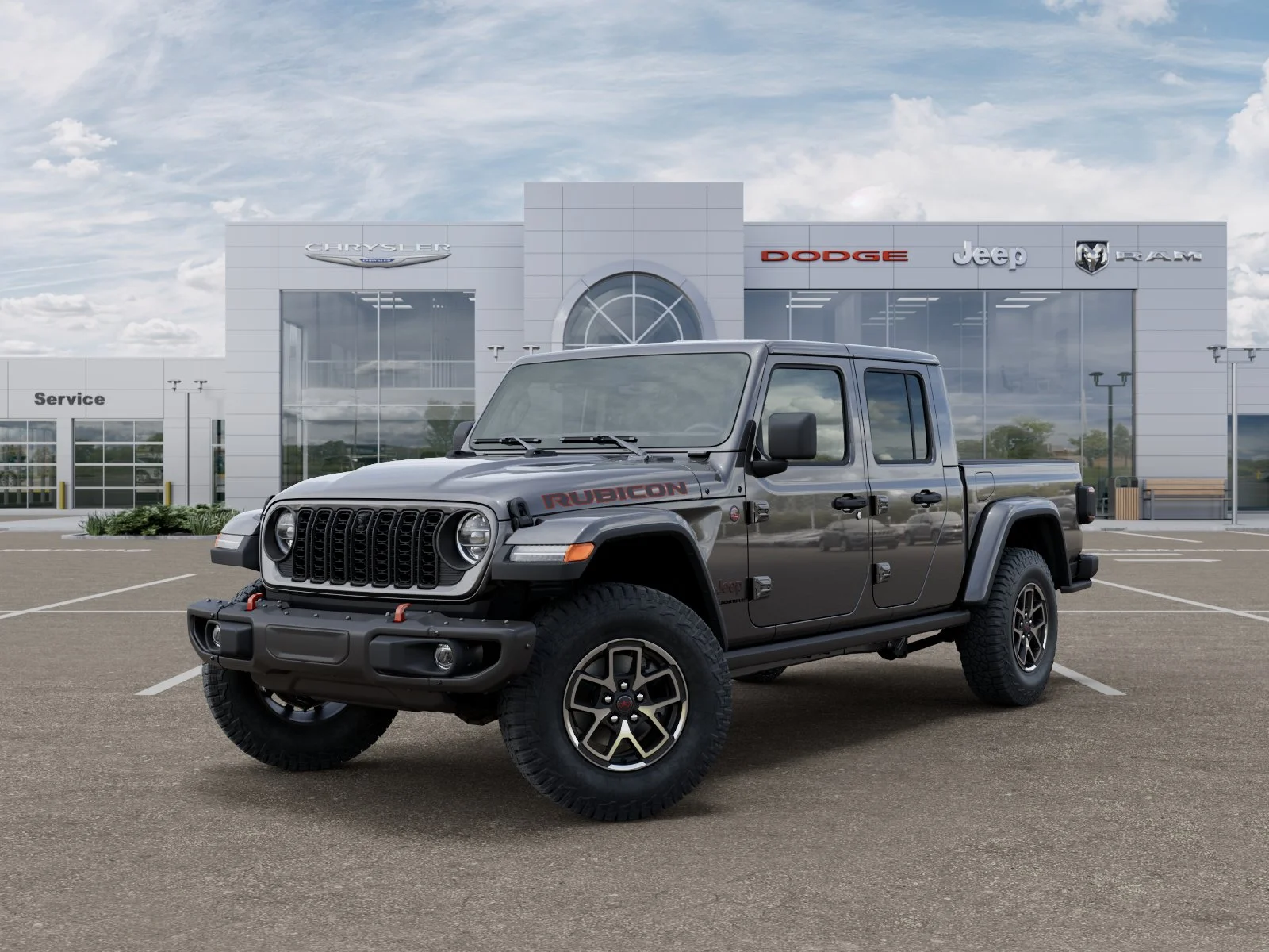 New 2026 Granite Crystal Metallic Clear-Coat Exterior Paint Jeep Rubicon X image 27