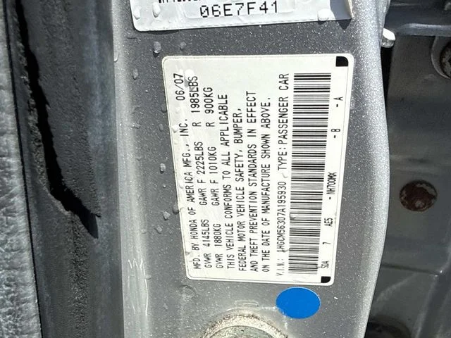 Used 2007 Silver Honda SE image 30