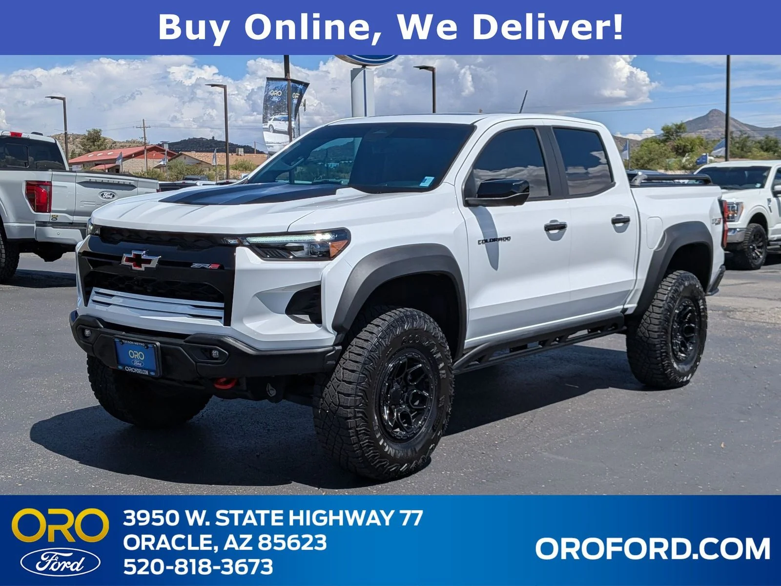 Used 2024 White Chevrolet ZR2 image 1