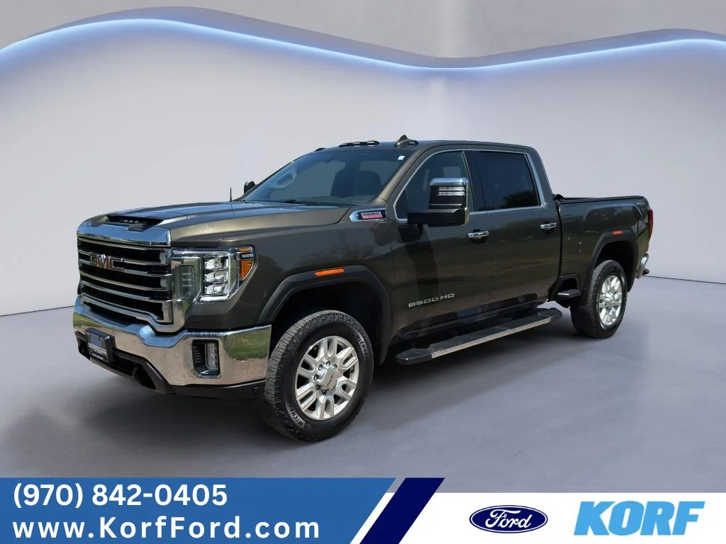 Used 2023 Forest Metallic GMC SLT image 1