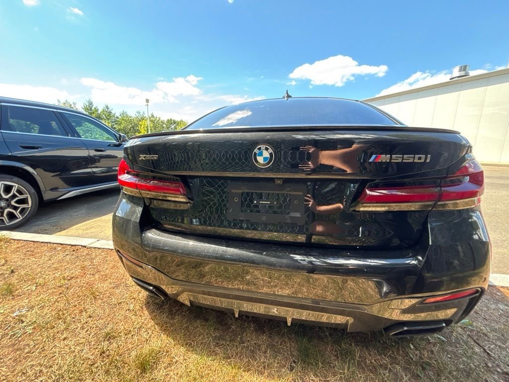 Certified Used 2023 Black Sapphire Metallic BMW M550i xDrive image 6