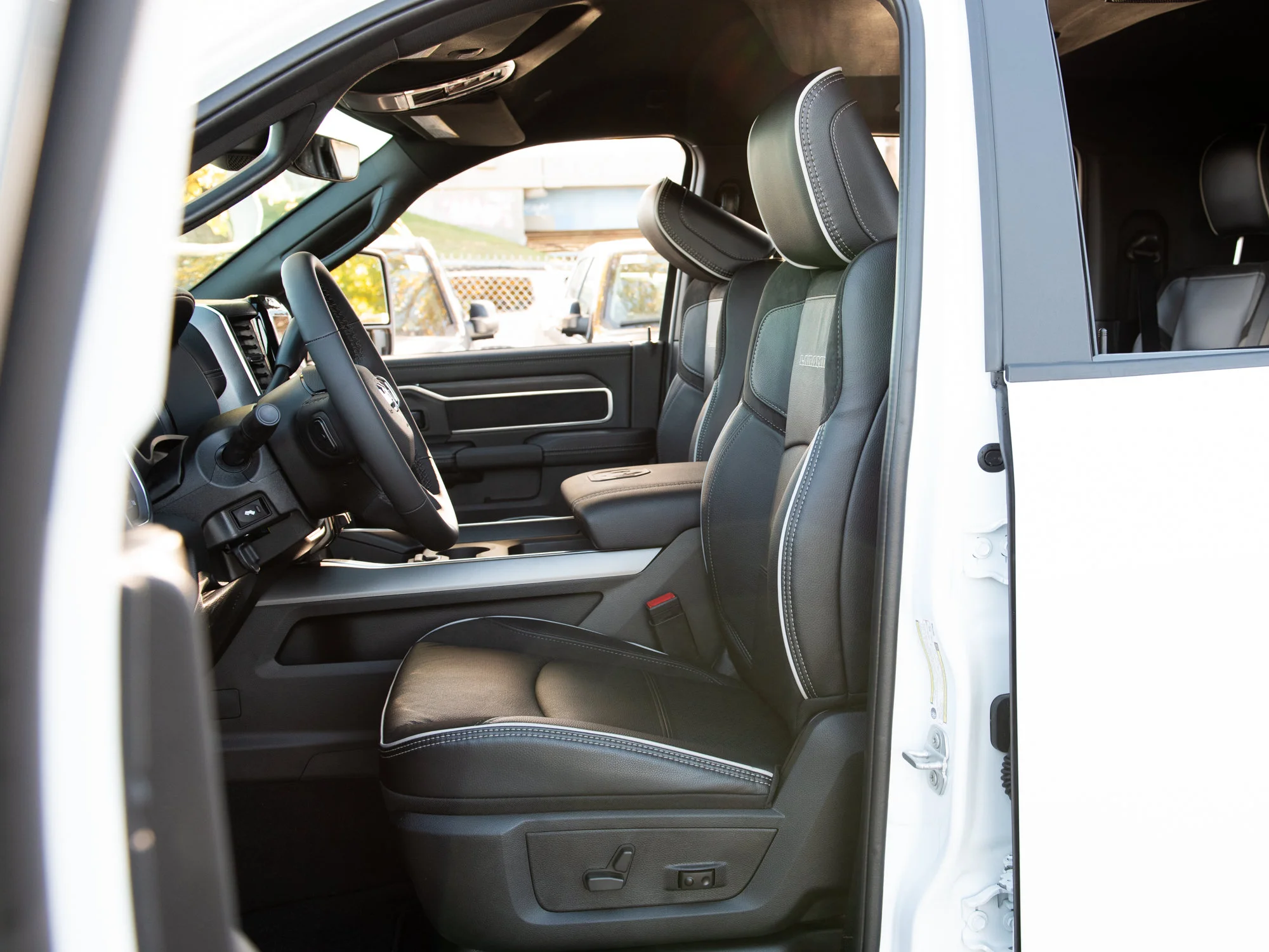 New 2027 White RAM Laramie Night* Mega Cab 4x4, Towing Tech Group, Heated/Ventilated Leather, Remote Start image 24