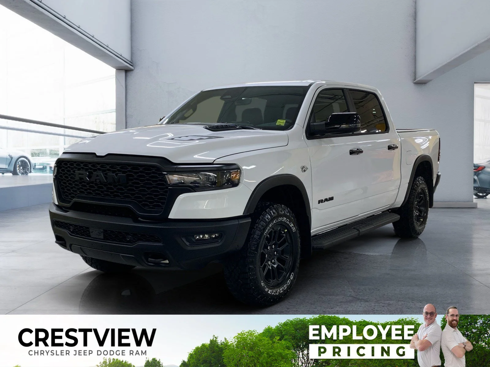 New 2026 Bright White Ram Rebel image 1
