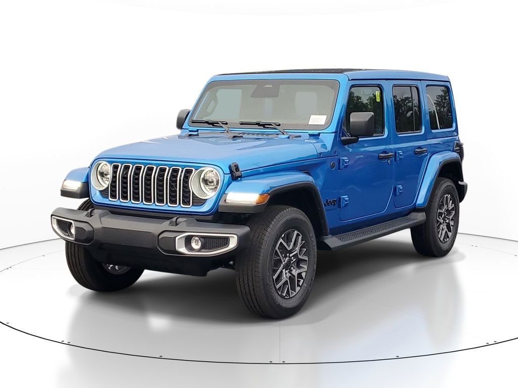 New 2026 Hydro Blue Pearl-Coat Exterior Paint Jeep Sahara image 2