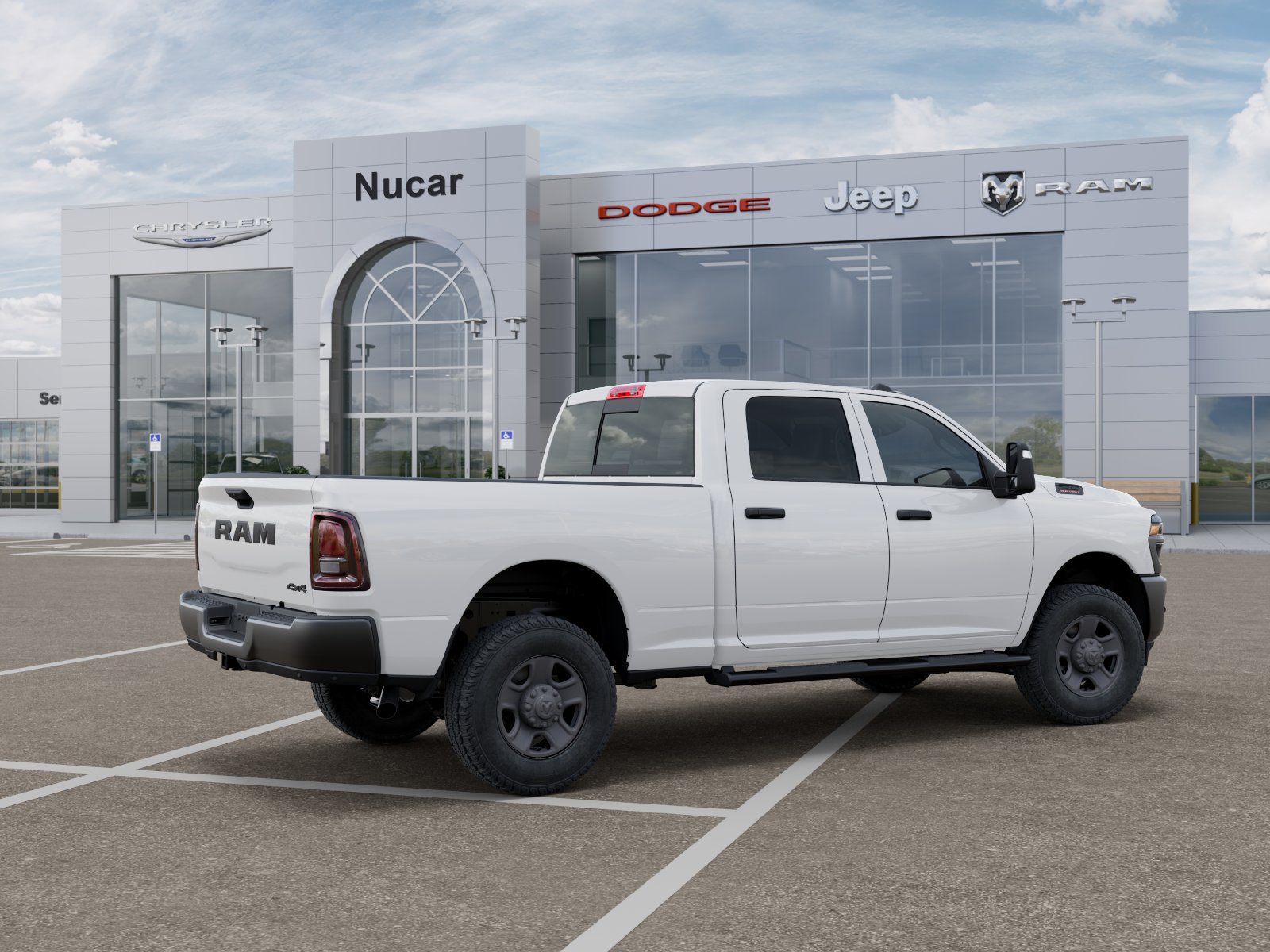 New 2026 Bright White Clear-Coat Exterior Paint RAM Tradesman image 22