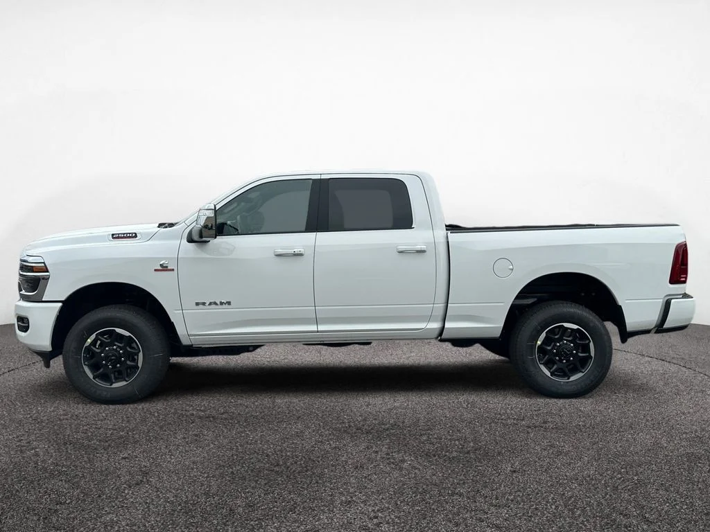 New 2026 Bright White Clear-Coat Exterior Paint RAM Laramie image 2