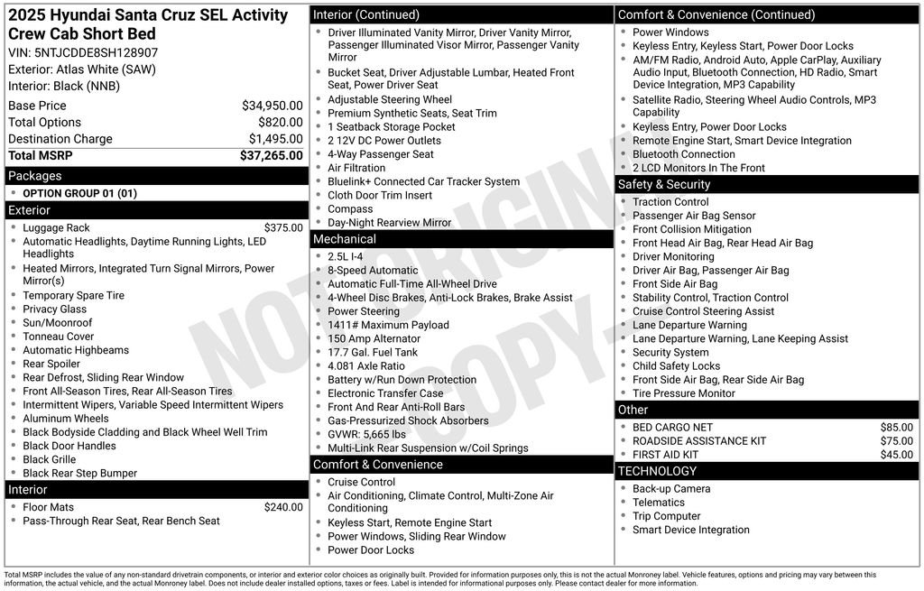 Certified Used 2025 White Hyundai SEL image 23