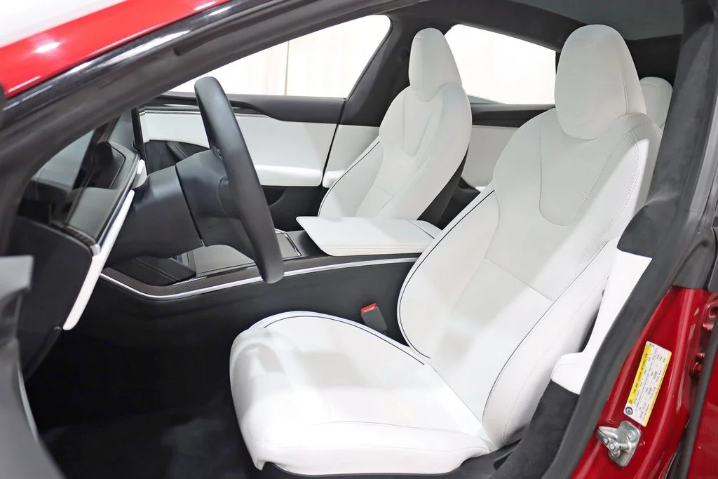 Used 2023 Red Tesla Plaid image 30