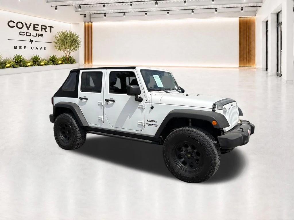 Used 2017 White Jeep Unlimited Sport image 15