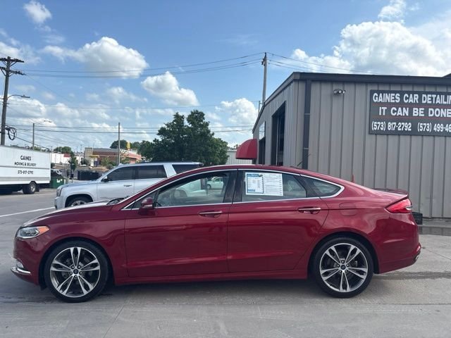 Used 2017 Red Ford Titanium image 4