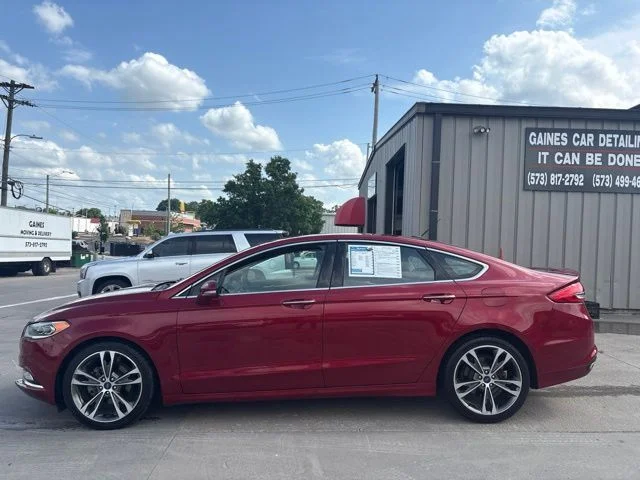 Used 2017 Red Ford Titanium image 4
