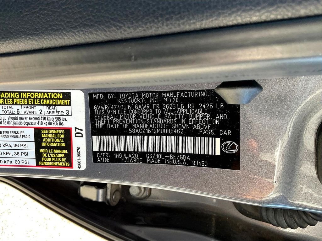 Used 2021 Gray Pearl Lexus 350 image 20