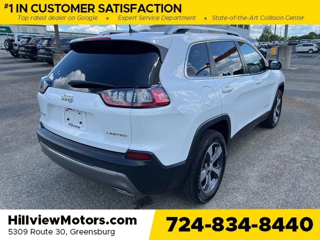 Certified Used 2019 Bright White Clearcoat Jeep Limited image 7