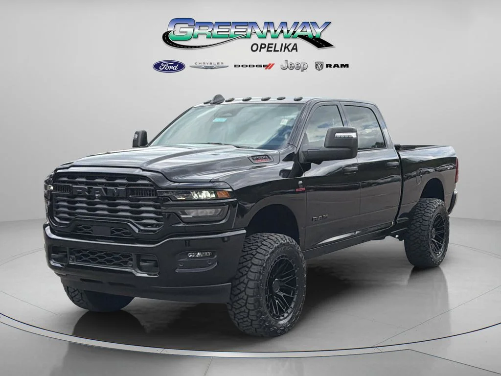New 2025 Diamond Black Crystal Pearlcoat RAM Big Horn image 4