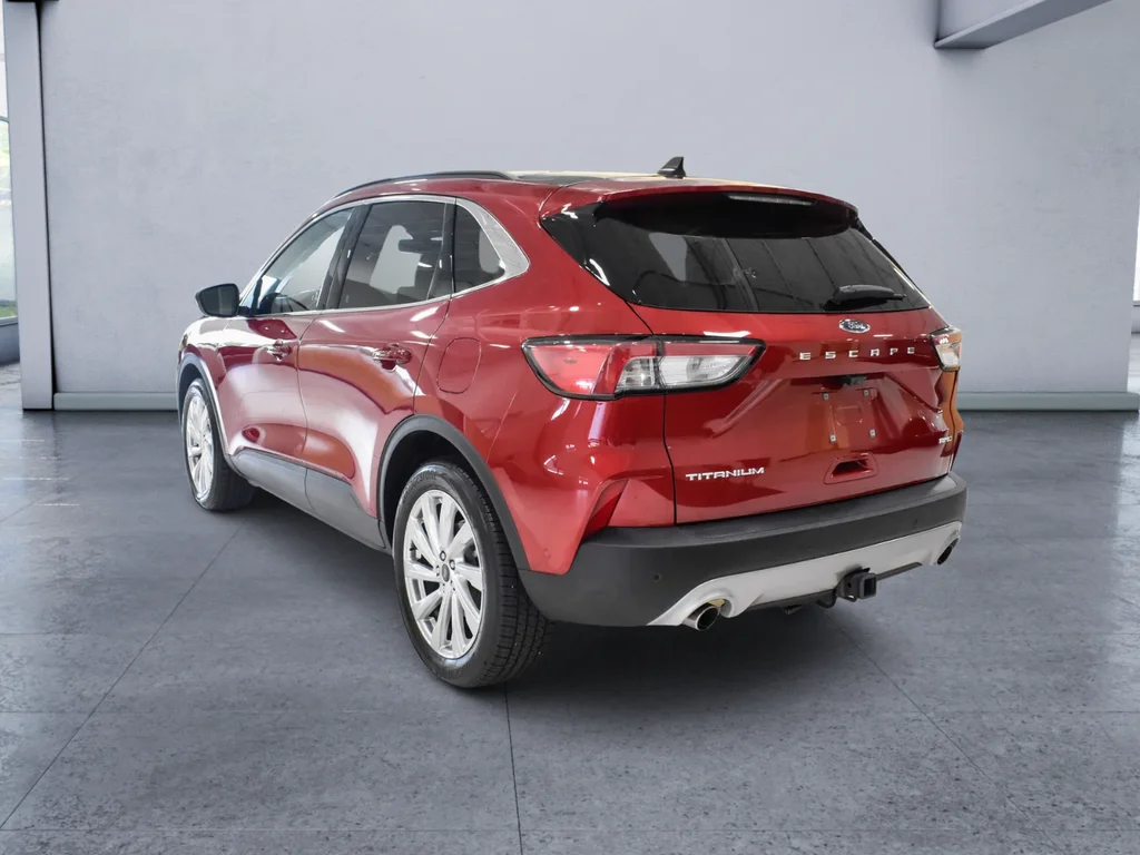 Used 2021 Red Ford Titanium image 3