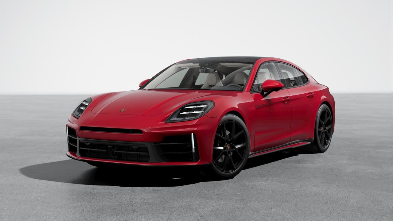 New 2026 Carmine Red Porsche  image 1