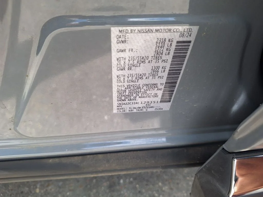 Used 2024 Gray Nissan SL image 33