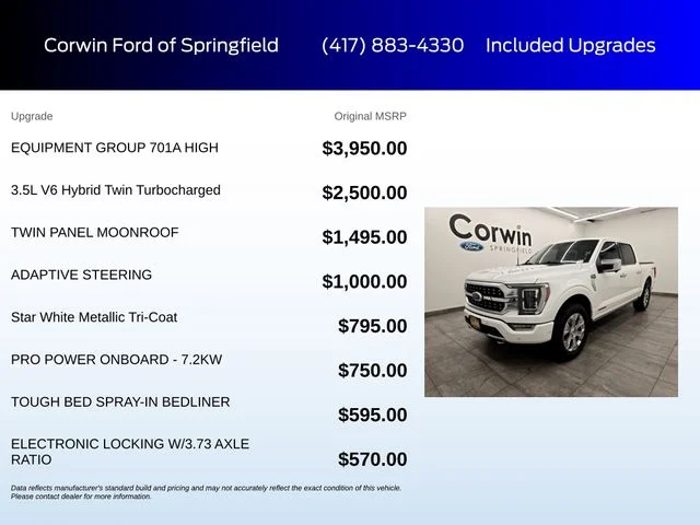 Certified Used 2022 Star White Ford Platinum image 6