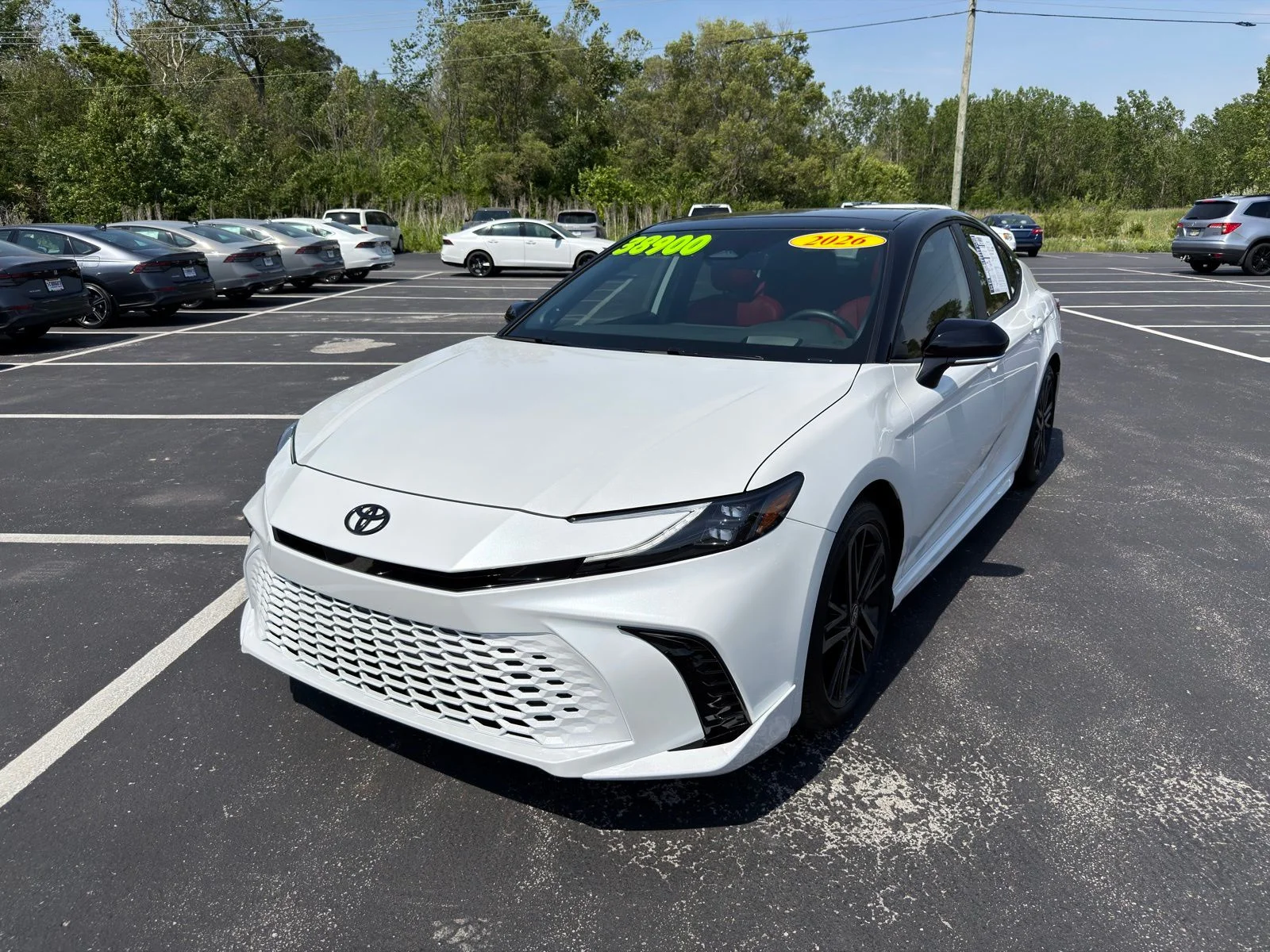 Used 2026 Midnight Black Metallic Toyota XSE image 2