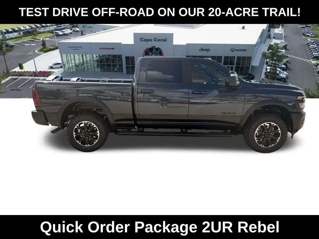 New 2026 Forged Blue Metallic Exterior Paint RAM Rebel image 3