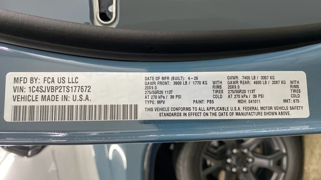 New 2026 Steel Blue Exterior Paint Jeep Limited Altitude image 29