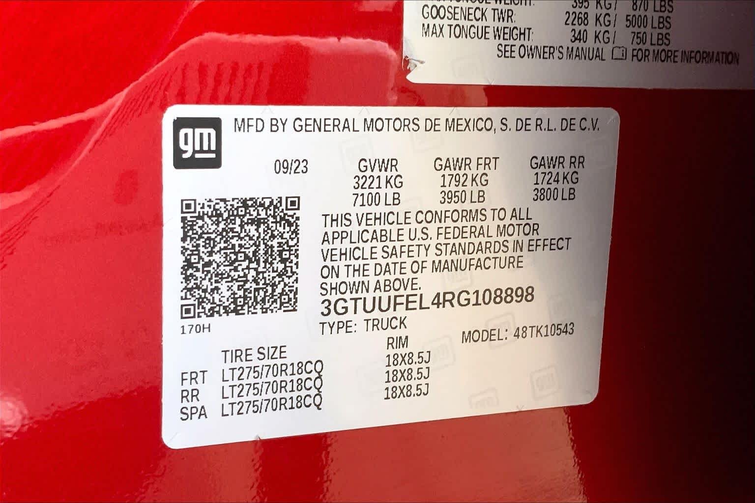Used 2024 Volcanic Red Tintcoat GMC AT4X image 37
